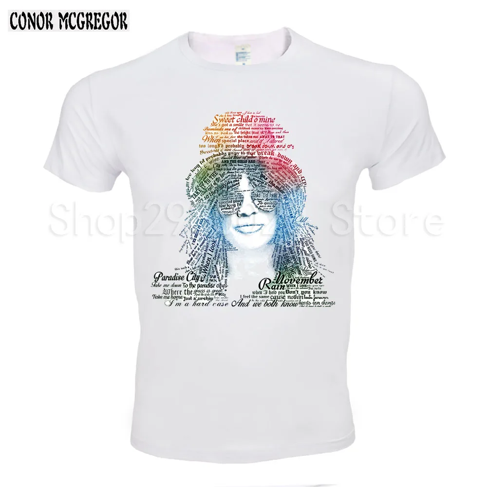 Известная рок группа Guns N Roses гитарист косая скала Мужская футболка модная новая с