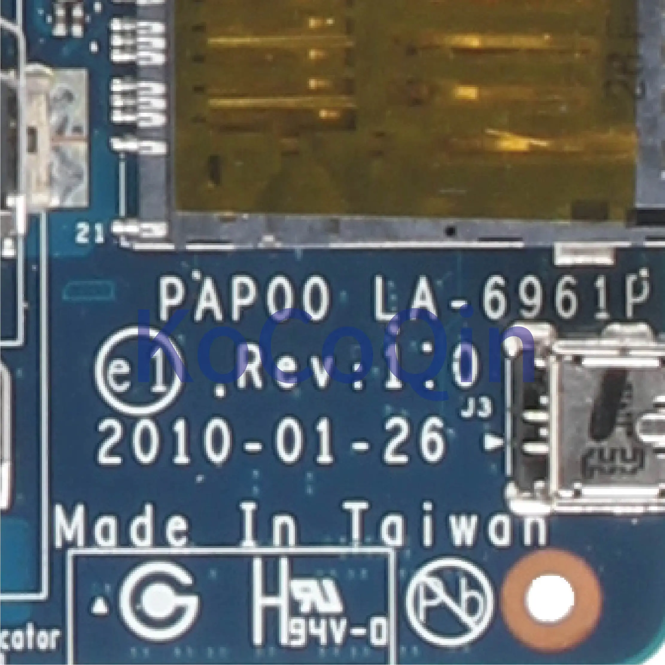 KoCoQin материнская плата для ноутбука DELL Alienware M11X R3 I7 2637M CN 0VWD41 PAP00 LA 6961P SR0D3 N12P GS A1