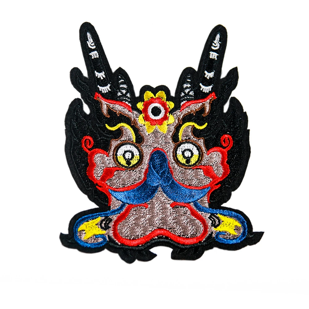 1 шт. вышитая наклейка в виде животного Король дракона | Дом и сад