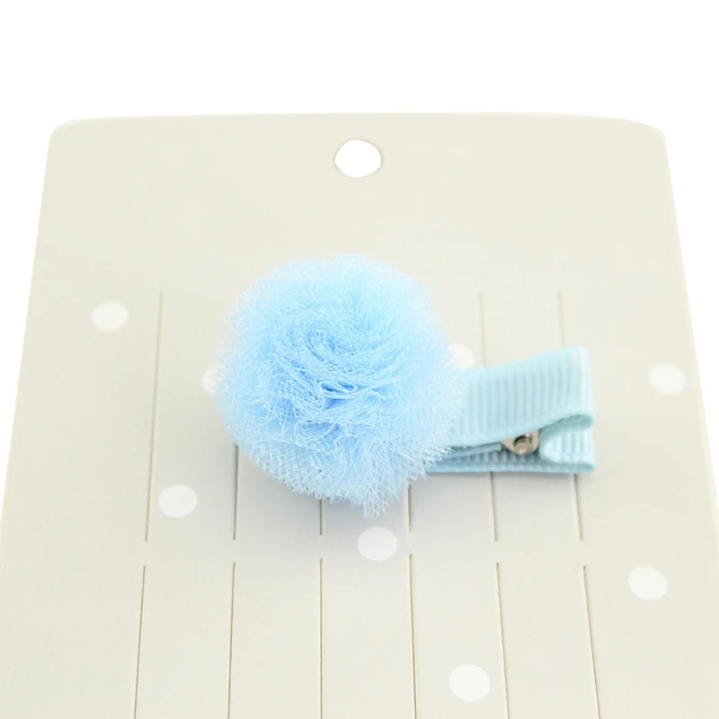 10 шт. маленькие тюлевые заколки для волос маленьких девочек ручной работы