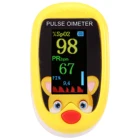 Пульсоксиметр детский на палец, детский педиатрический прибор, перезаряжаемый, SpO2 PR OLED