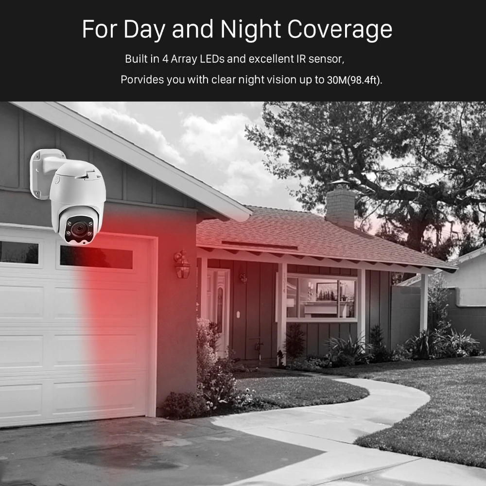 Скоростная купольная AHD мини-камера видеонаблюдения Hamrolte HD 1080P объектив 3 6 мм