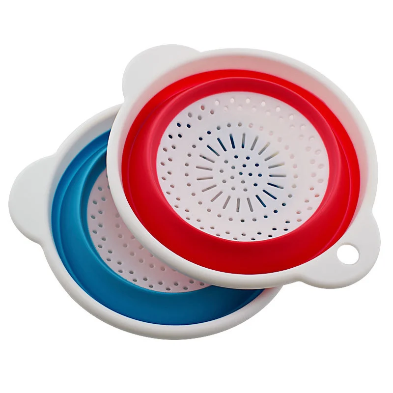 Ветряная Цветочная мойка овощные Фрукты складная пластиковая корзина