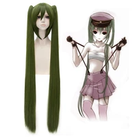 high quality senbonzakura miku 120cm long wigs anime military army hair cosplay costume wig