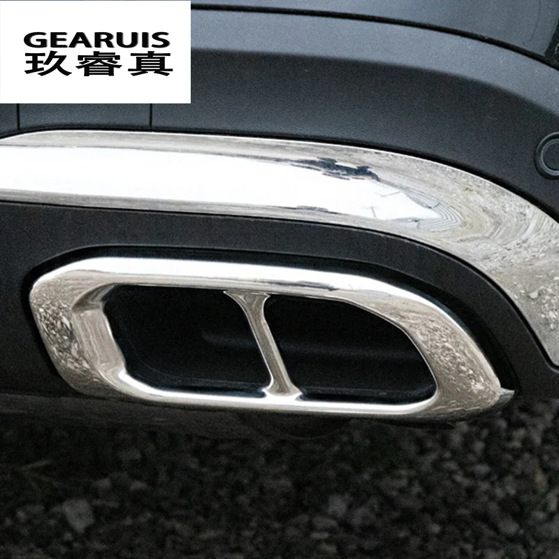 Автомобильный Стайлинг автомобильная рамка для декора хвоста горла Mercedes Benz GLC 2020