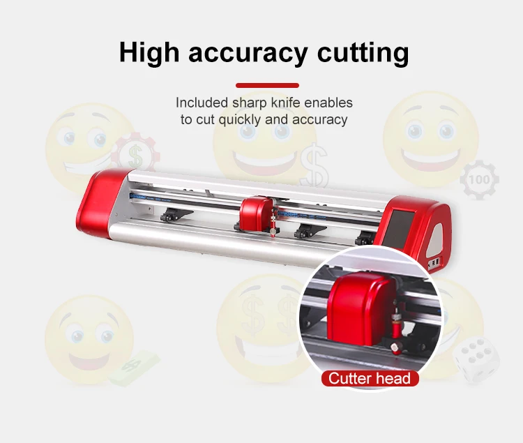 2022 Auto Contour-Cut Vinyl Cutting Plotter With CCD Mark free shipping | Компьютеры и офис