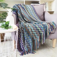slipcover boho decor throw cobertor wall hanging tapestry rug bed plaid blanket geometry aztec baja blankets ethnic sofa cover