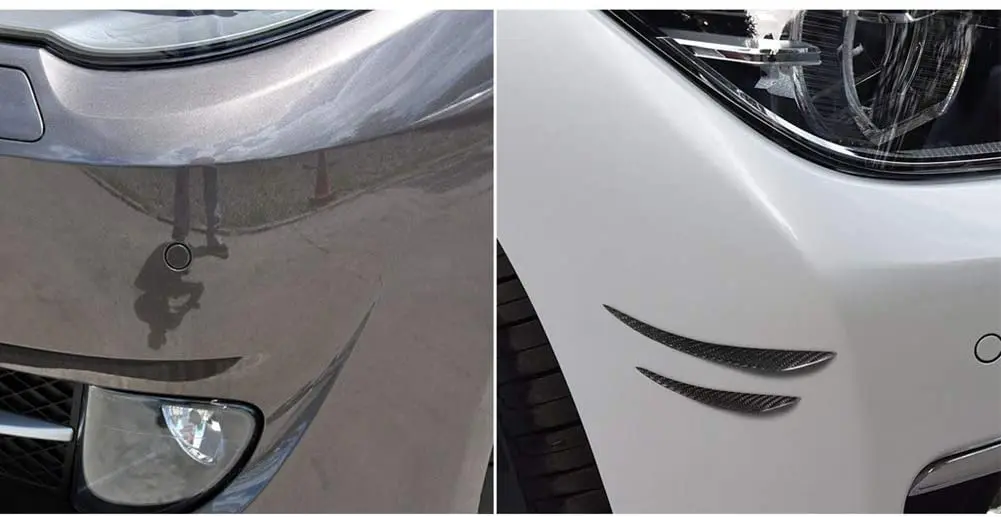 Murah Pisau Udara Spoiler Universal Bumper Depan Serat Karbon Untuk BMW E60 E90 F30 F10 E70 F15 E84 F20