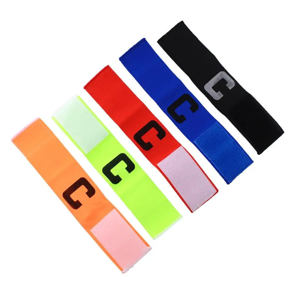 

Captain Armband 2018 Free Soccer Adjustable Fluorescent Arm NEW