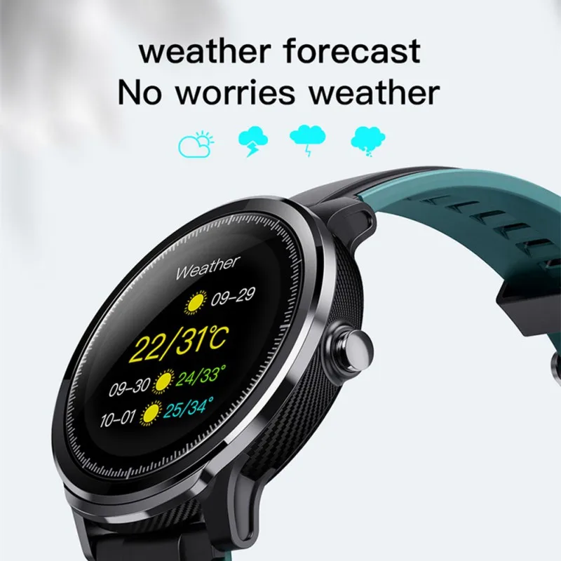 

Smart Watch IP68 Waterproof Full Touch Screen Watch Heart Rate Blood Pressure Fitness Track Wristwatch