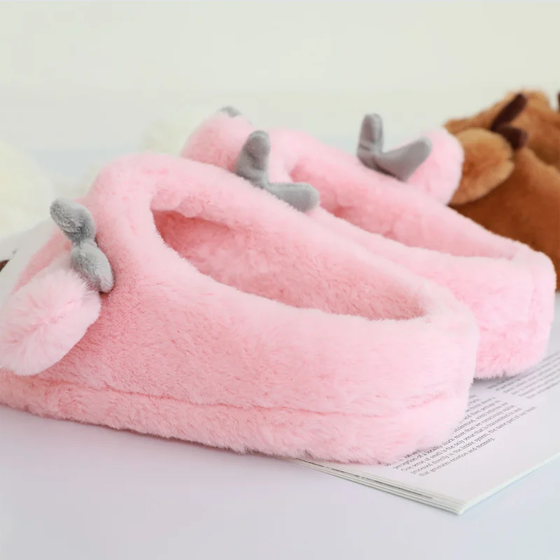 

wholesale hotsale Promotion Couples deer ladies winter cute women indoor slipper