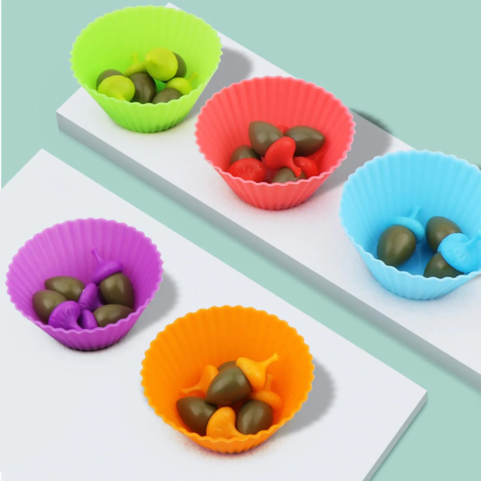 

Color Cognition Game Infant Hand Brain Training Early Childhood Educational Toy