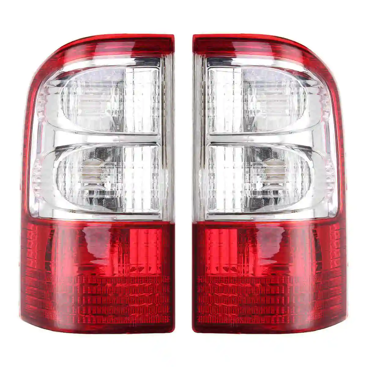 Pair 12 V задний светильник для Nissan Patrol GU Series 2 2001 2002 2003 2004 фонарь стоп-сигнала ABS задний фонарь светильник лампа без проводов - Испускаемый цвет: Pair