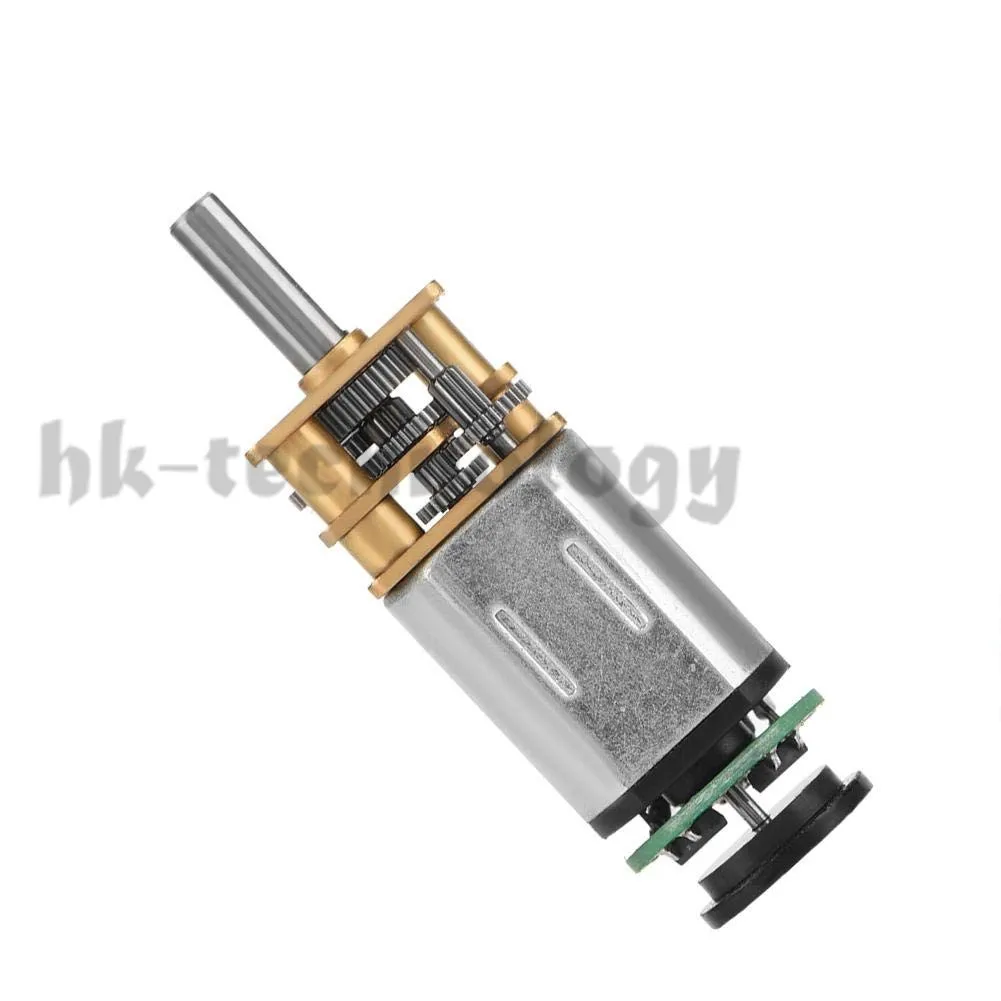 Bringsmart GB12-N20B микро двигатель постоянного тока 3V 6V с датчиком диске 30-500 об/мин