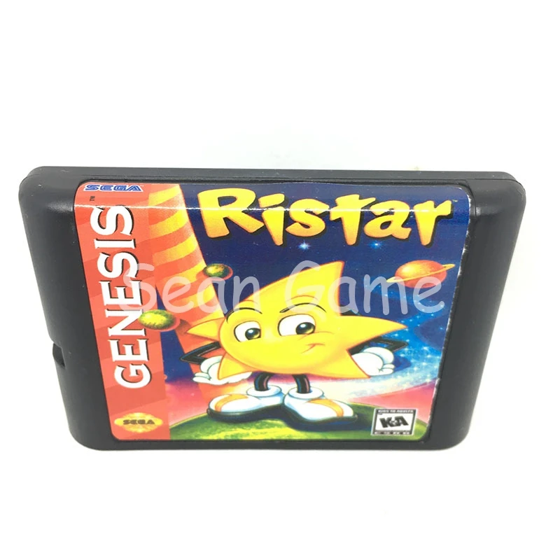 16 бит sega MD игра Ristar карта для Megadrive Genesis видеоигровая консоль картридж |