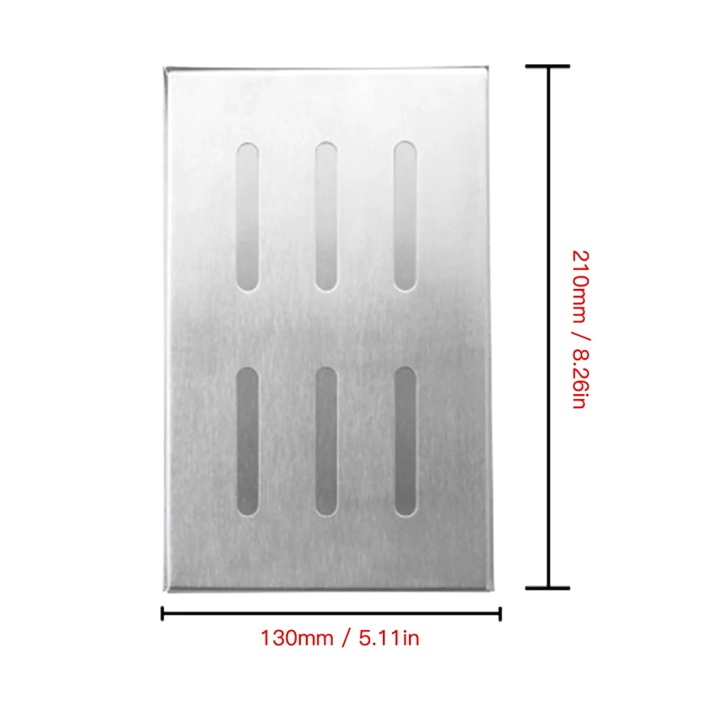 

Stainless Steel BBQ Accessories Meat Bacon Large Outdoor Activities Smoker Box