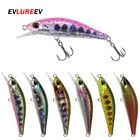 1 шт. Рыболовная Приманка Minnow 50мм 4g опускается на дно жесткая приманка, воблер джиг-приманки приманка для ловли карпа, черной рыбы, полосатого окуня, Pesca рыболовные снасти SwimBait