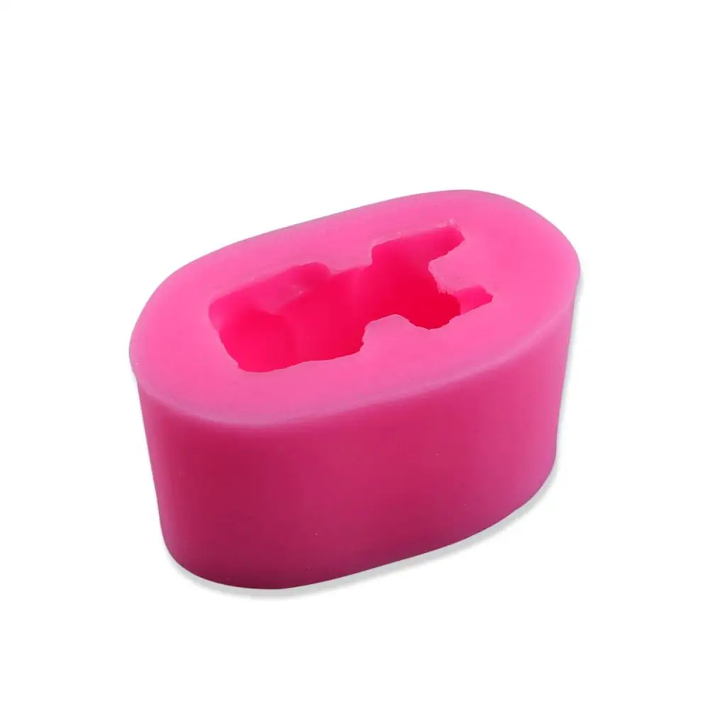 1 шт. 3D Кролик Силиконовый форма помадка торт свечи шоколад формы DIY мыло Смола