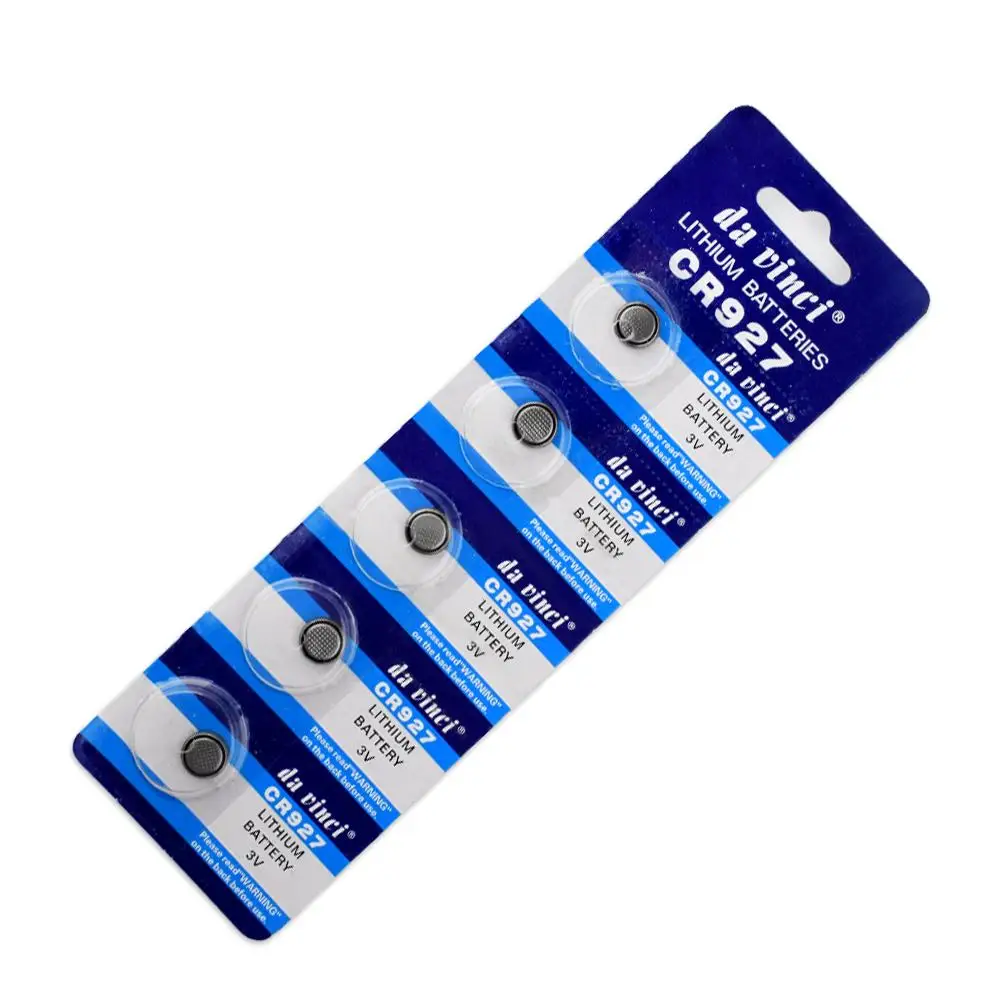 CR927 5шт./упак. кнопочные батареи BR927 ECR927 5011LC Cell Coin литиевая батарея 3V CR 927 DL927 для