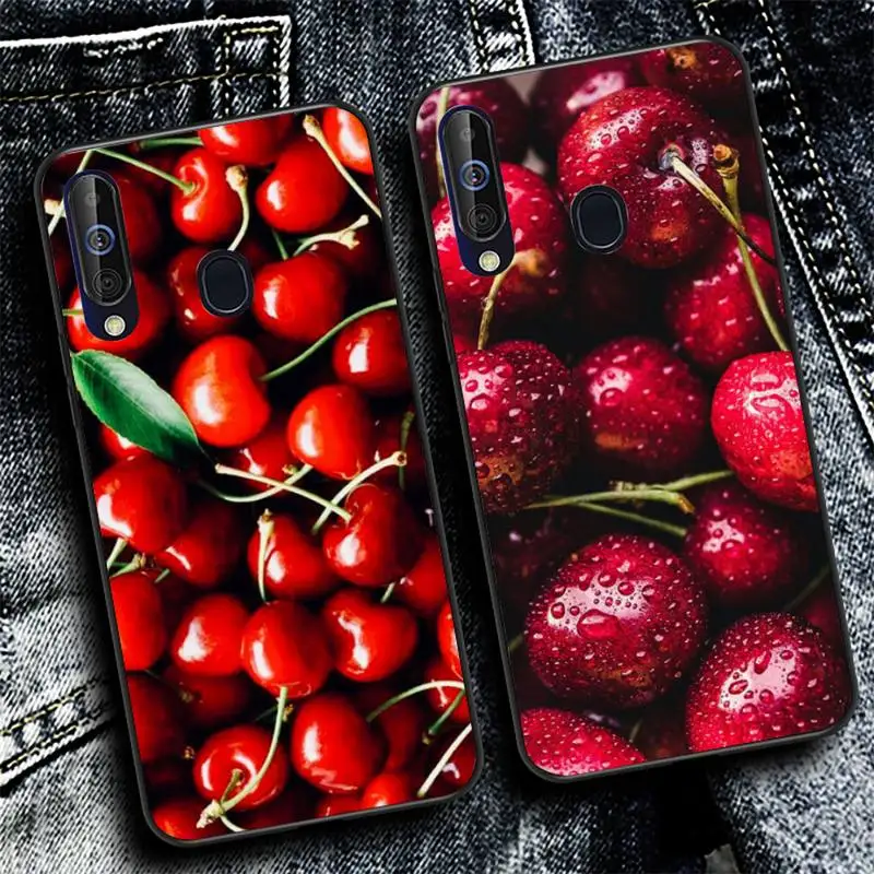 

YNDFCNB Red cherry summer fruit Phone Case for Samsung A51 01 50 71 21S 70 31 40 30 10 20 S E 11 91 A7 A8 2018
