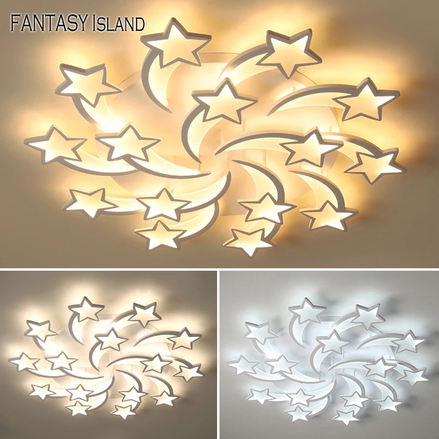 Светодиодный канделябр потолочные светильники для Гостиная Спальня Смарт