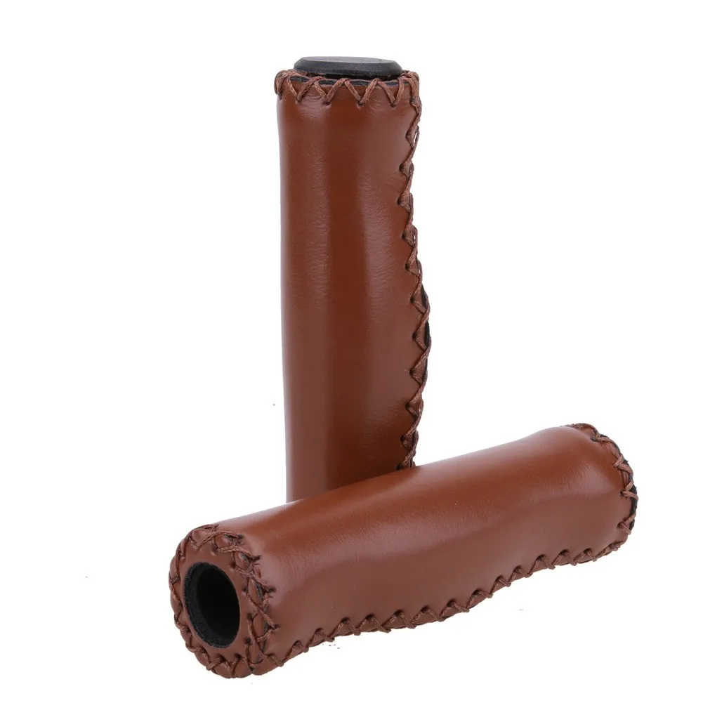 Горный велосипед MTB рукоятки руля кожаная противоскользящая гнущаяся обувь с