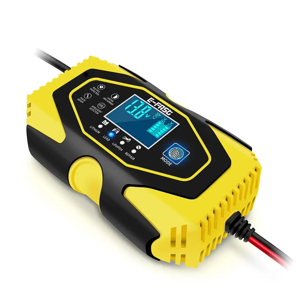 Зарядное устройство для автомобильных аккумуляторов с ЖК экраном 12 В/6 А 24 В/3 А| |