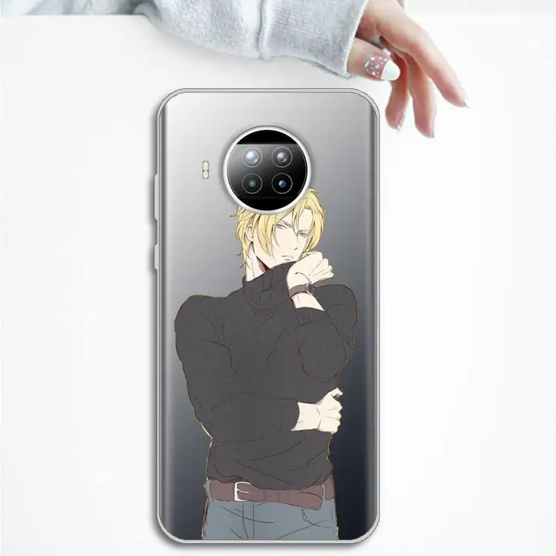 

Anime Banana Fish Phone Case Transparent Clear for Xiaomi Redmi note 10 t 8 9 pro lite 11