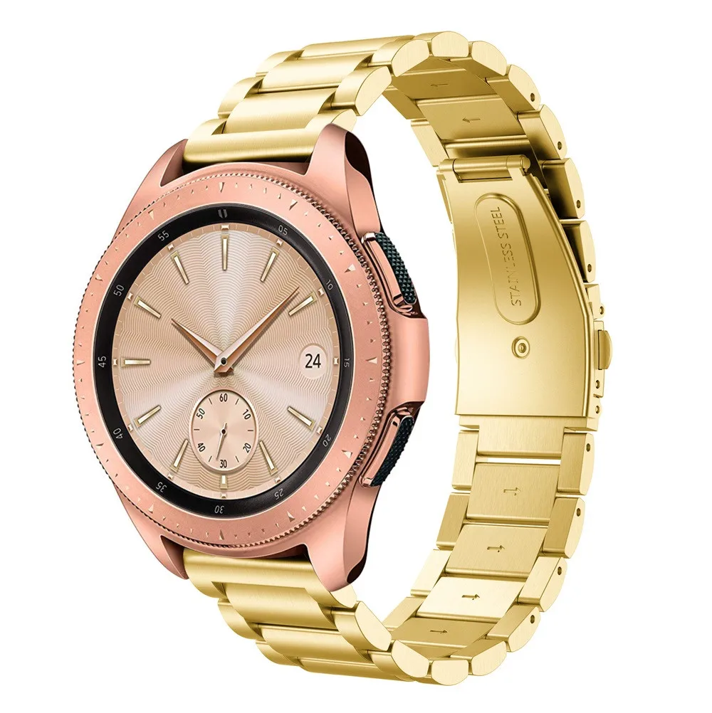 Роскошный ремешок для часов из нержавеющей стали сменный samsung Galaxy Watch 42 мм