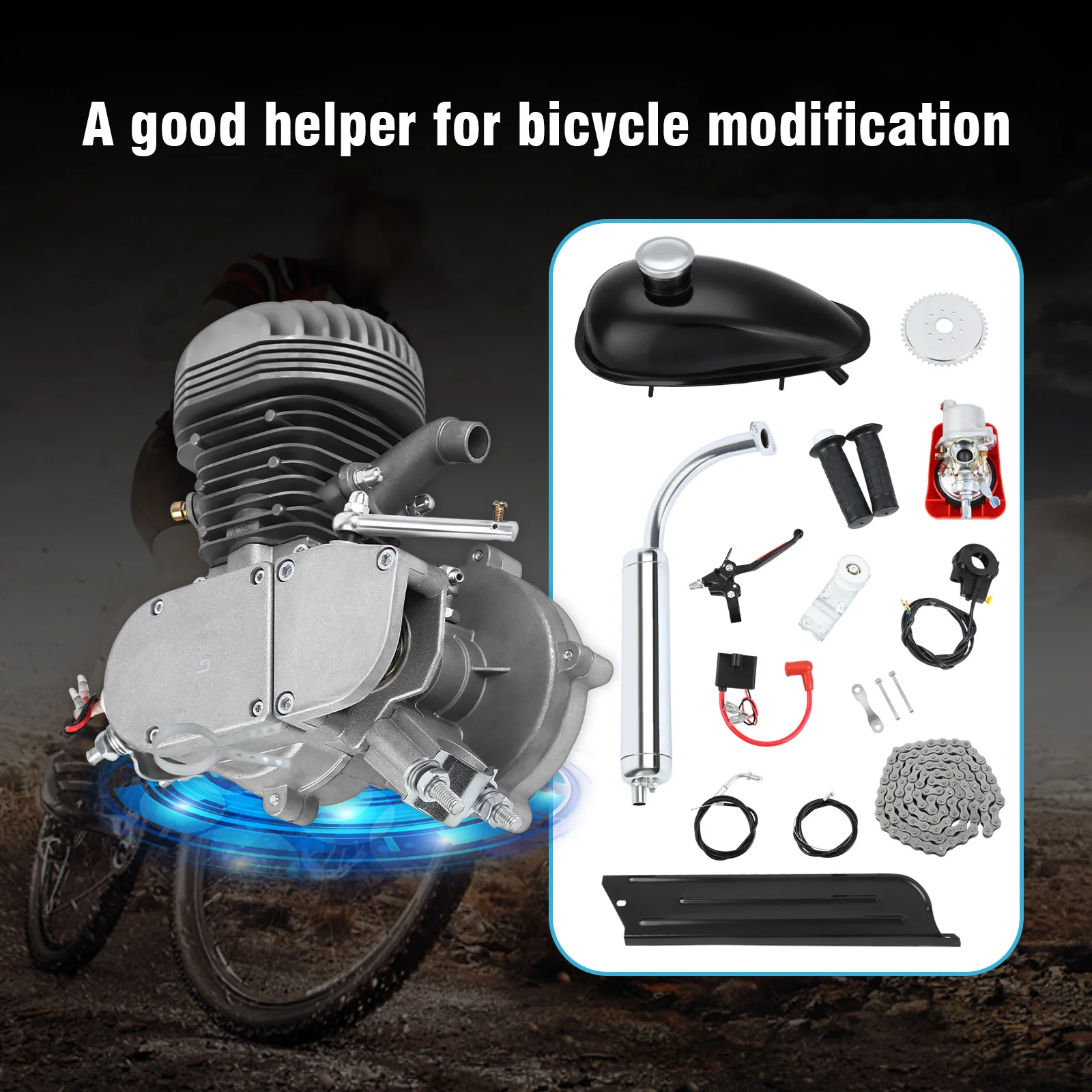 Samger 100CC 2-х тактный двигатель комплект бензинового двигателя Высокое качество