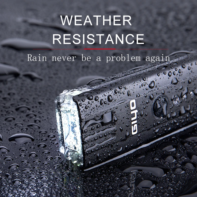 Фонарь велосипедный GIYO перезаряжаемый водонепроницаемый USB |