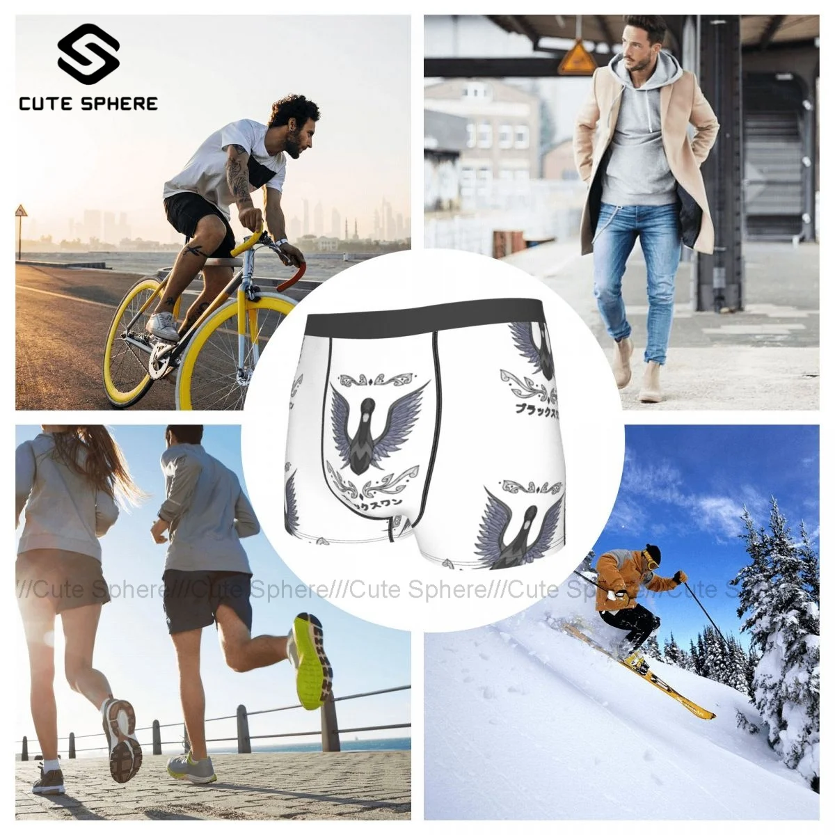 

Knights Of The Zodiac Underwear Sublimation Hot Polyester Trunk Design Sexy Youth Boxer Brief