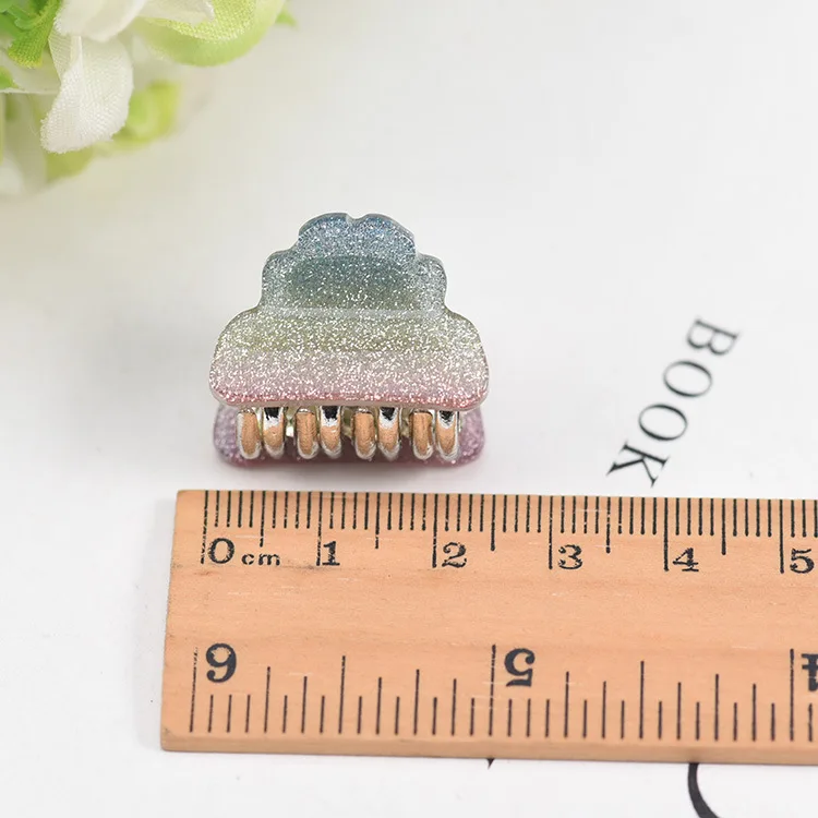 Женские заколки для волос 4 шт./лот минималистичные клипсы радужной расцветки