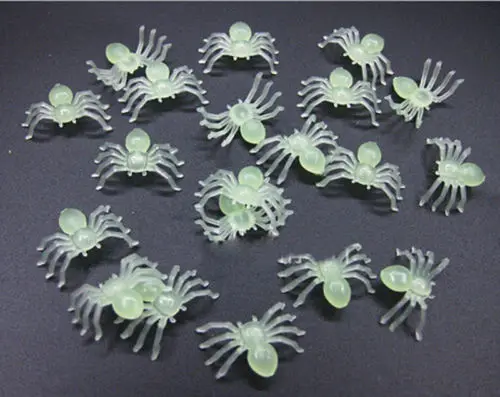 

20X NEW Plastic Black Spider Trick Toy Party Halloween Haunted House Prop Decor