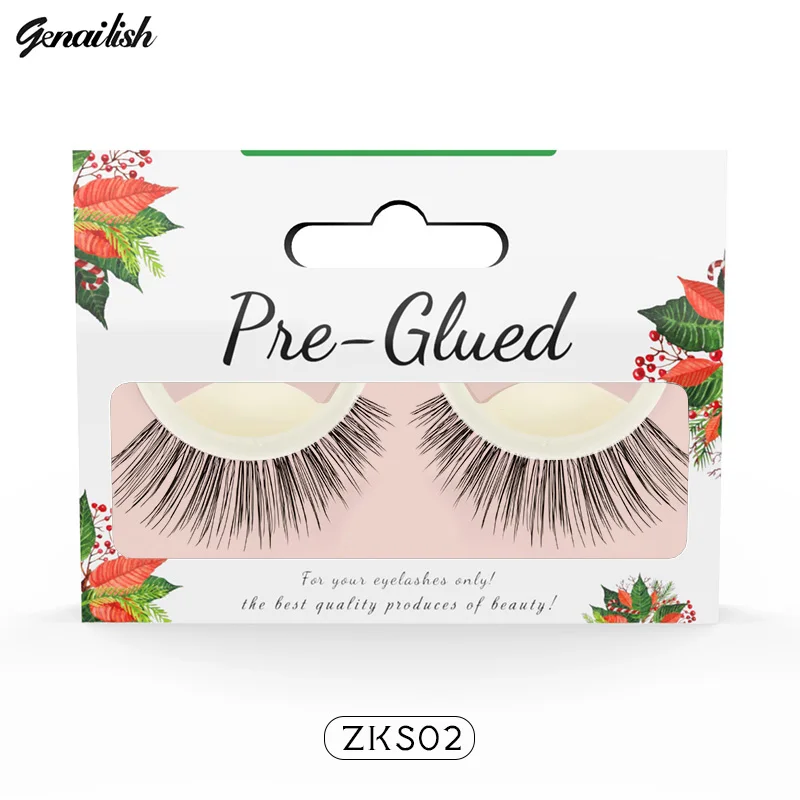 Genailish макияж Накладные ресницы для наращивания натуральные длинные