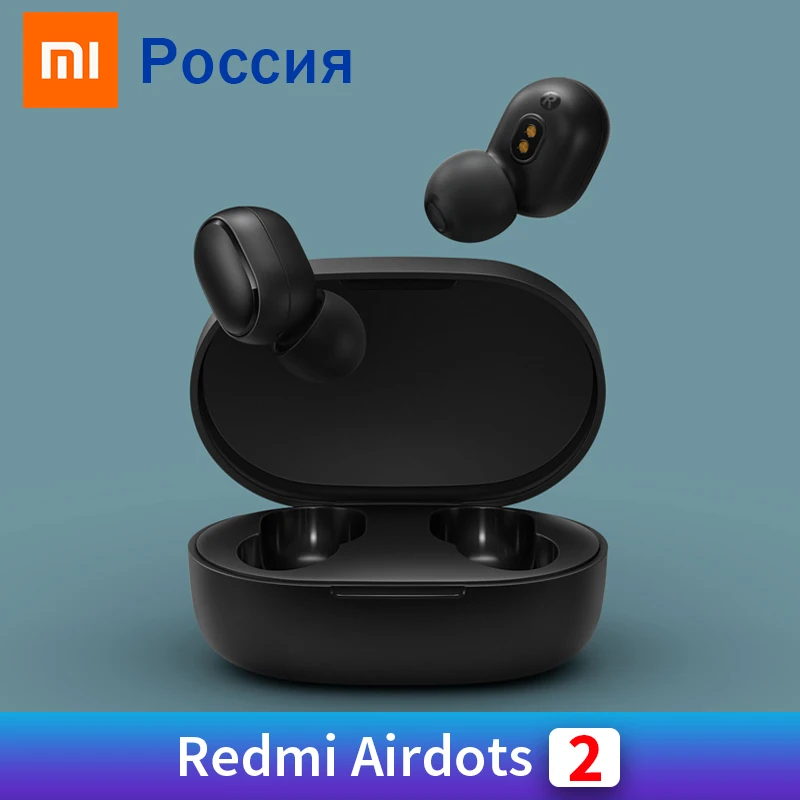 Xiaomi Redmi AirDots 2 Наушники вкладыши TWS с Mi True Wireless Bluetooth наушники микрофоном 5 0 ANC Handsfree