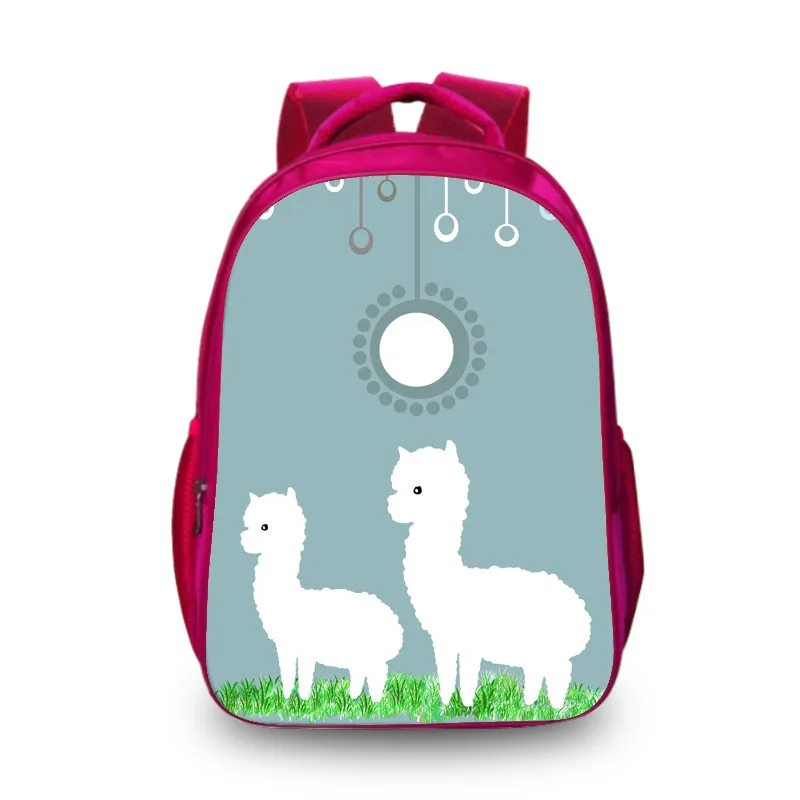 

Hot Red 3D Backpack Alpaca Creative Cute Fashion School Backpacks for Children Shoulder Bags for Women Men Boys Hot Search