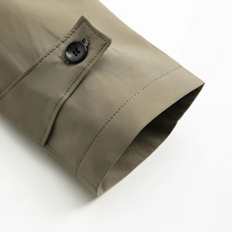

2019 New Trench Coat Men Single Breasted Long Coat Spring Autumn Thin Loose Male Windbreaker Jacket British Style Overcoat