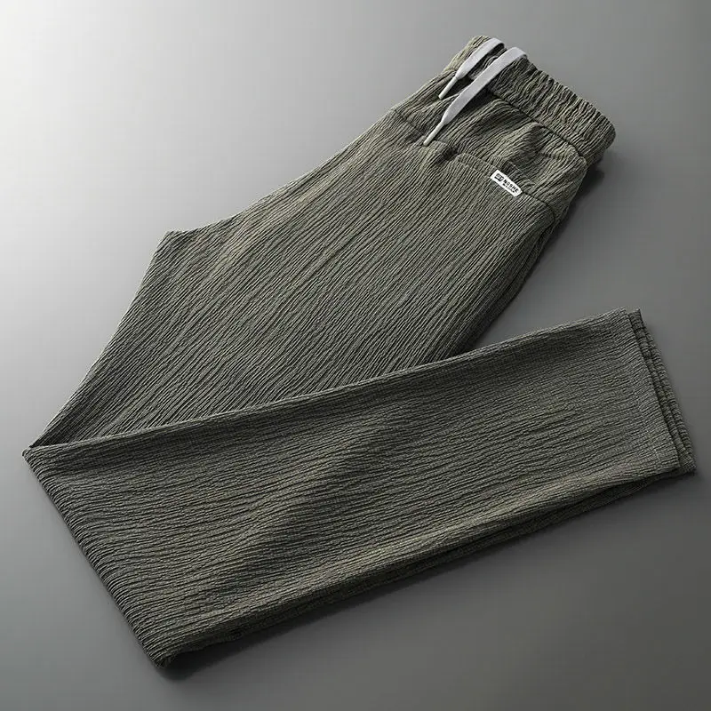 

2021 Spring and Summer New casual pants men's trend ultra thin ice cold feeling sports pants