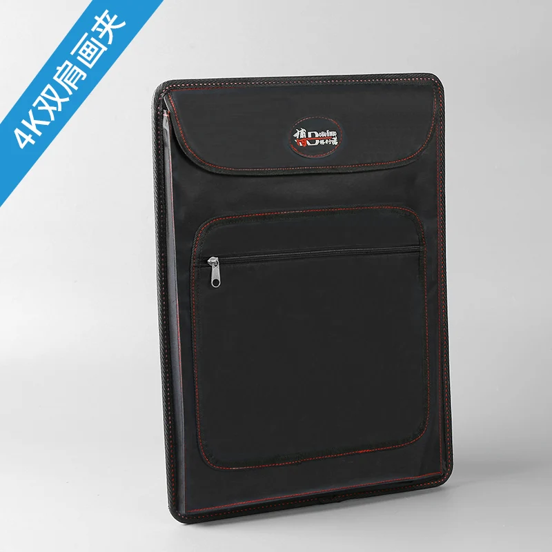 

4K Canvas sketching pin Black Waterproof Painting Storage bag With a pocket bag Waterproof Portable Art Supplies For Aartist
