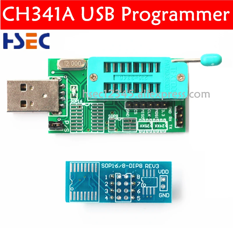 USB программатор CH341A 24 25 EEPROM Flash IC BIOS sop8 sop16 soic8 тестовый зажим адаптер 1 8 в разъем