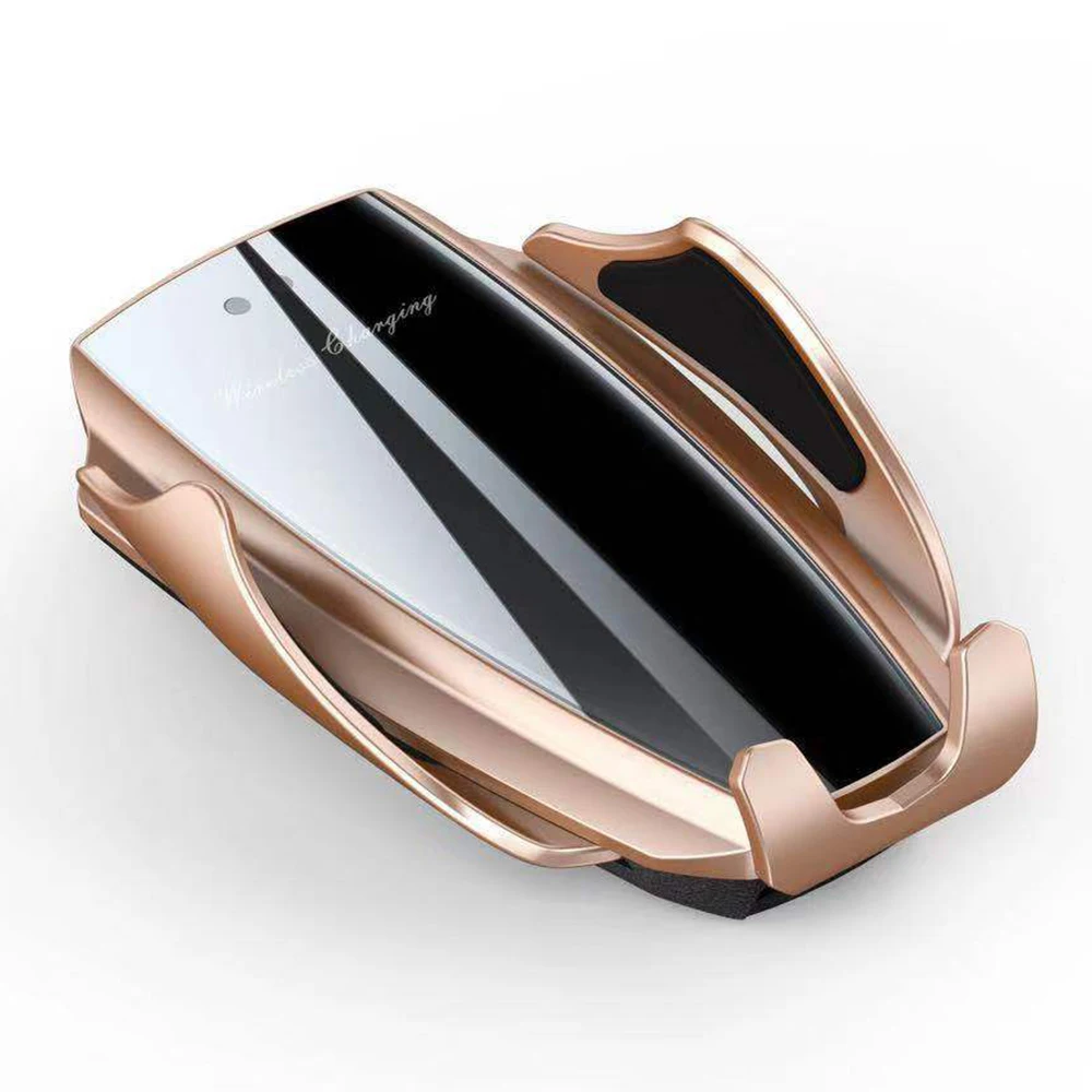 Infrared Induction Qi Wireless Charger Car 10W Fast Charging Holder for Iphone XR XS 8/8 Plus Huawei P30Pro Mate20Pro