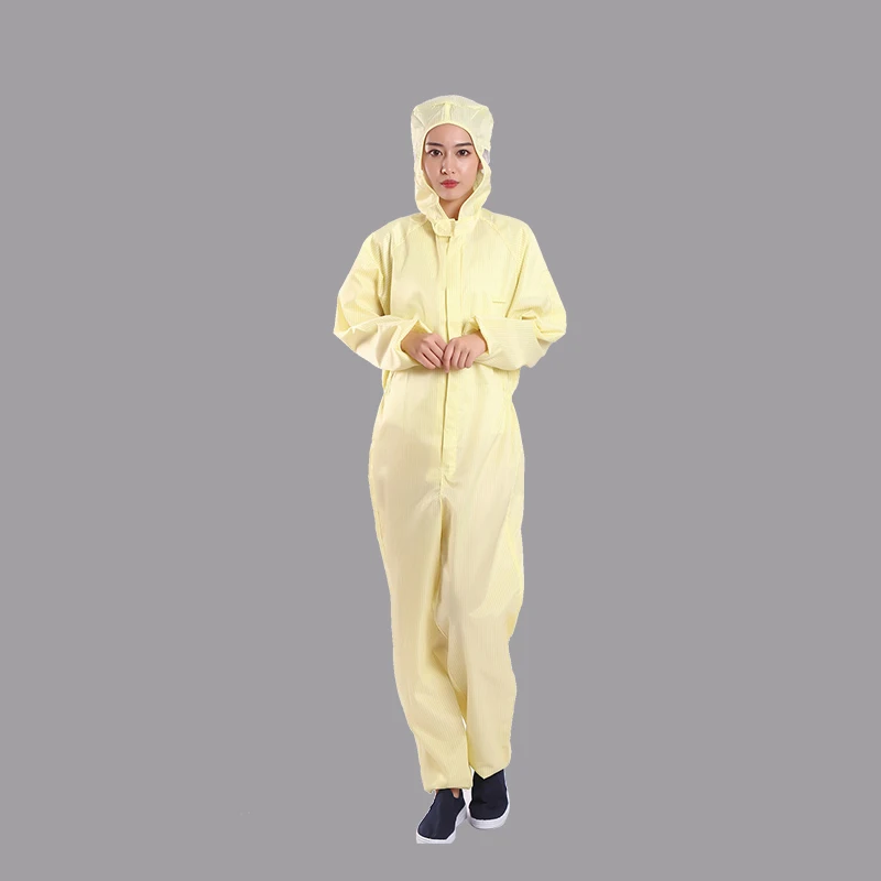 Антистатические комбинезоны для чистых помещений пылезащитный костюм