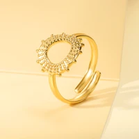 bohemia sun rings for women couple rings delicate light ring gold silver color ring for wedding lovers jewelry accessories gifts