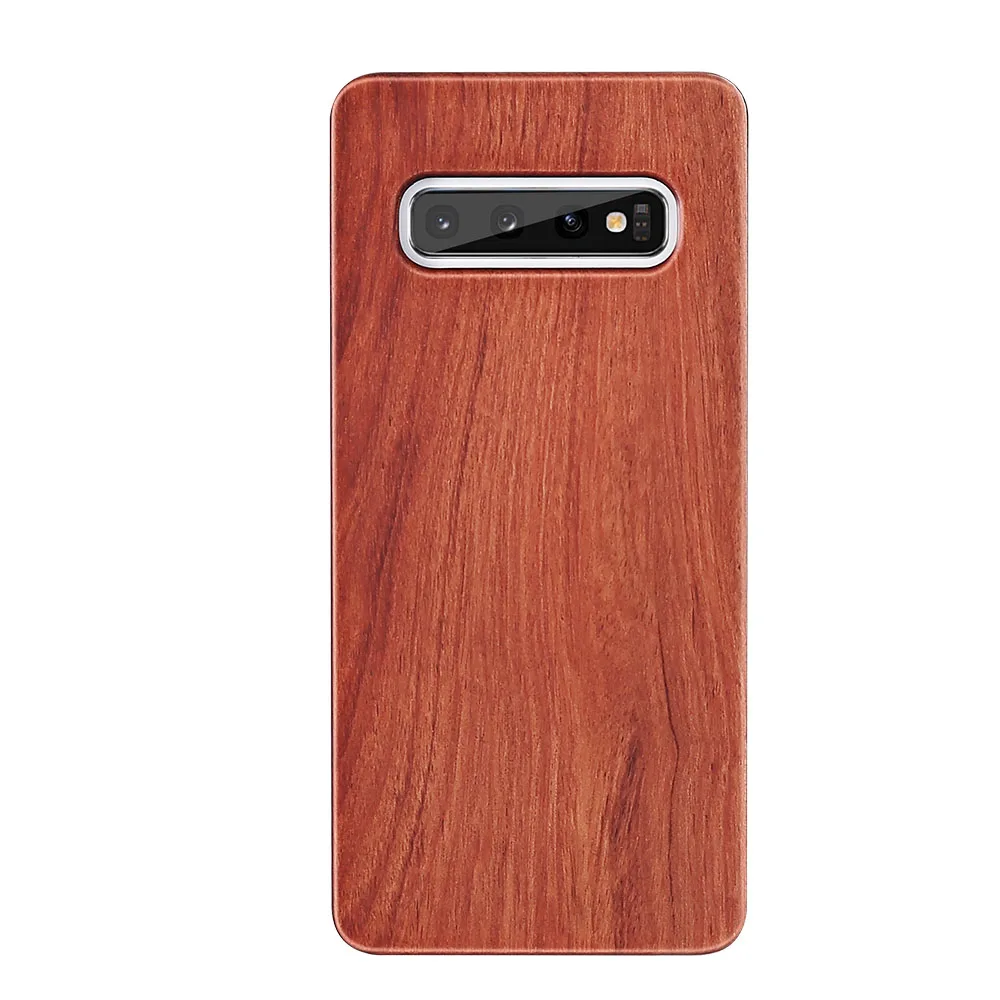 Rosewood KISSCASE шикарный винтажный Деревянный чехол для samsung Galaxy S10 S9 S8 роскошный настоящий Деревянный чехол для samsung S7 Edge S10E S10 Plus Capa - Цвет: Rosewood