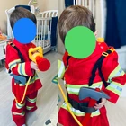 Костюм Пожарного Униформа для косплея 2022 Рождество Новый год подарок на день рождения для детей мальчиков девочек ролевая игра карнавал маскарадный костюм Светлячок