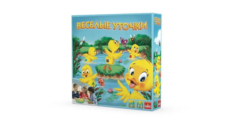 Игра настольная Веселые уточки в коробке|Игры-стратегии| |