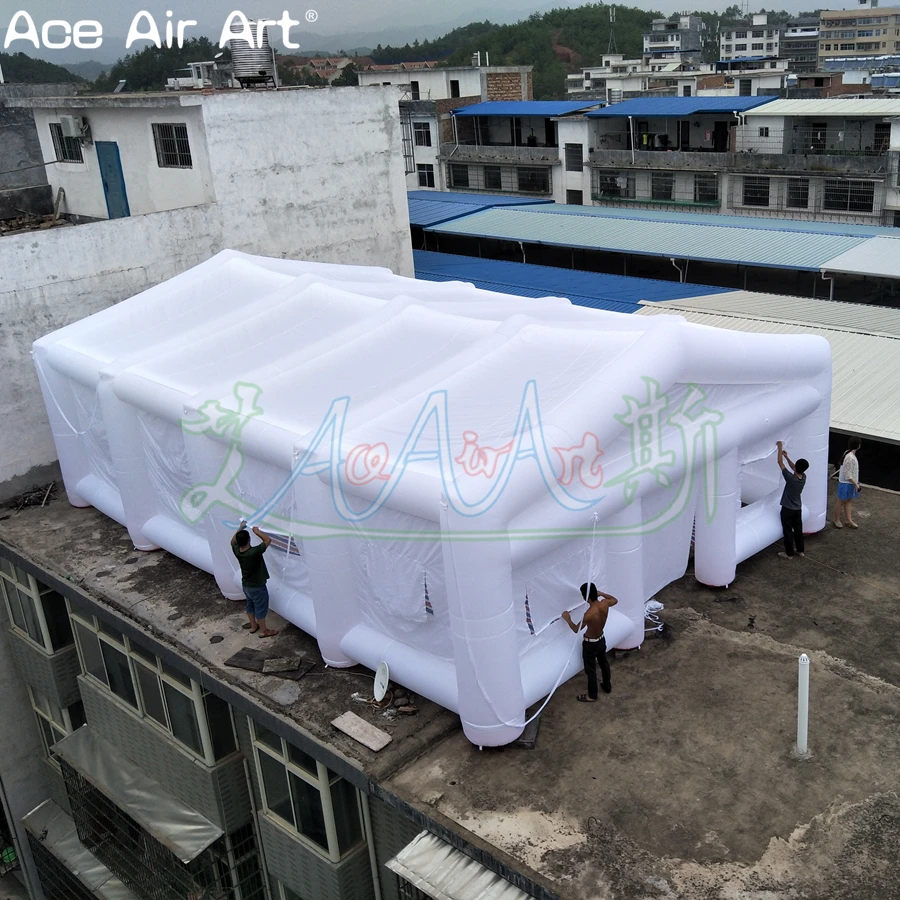 

Custom Commercial Tentage Inflatable Tent Awning With Air Blower For Outdoor Activities/Exhibition/Trade Show Made In China