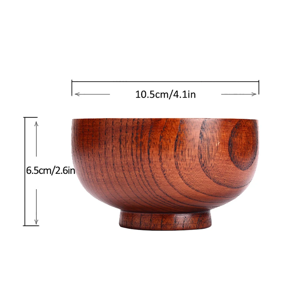 Креативная деревянная чаша Лапша для супа салата с рисунком деревянные чаши