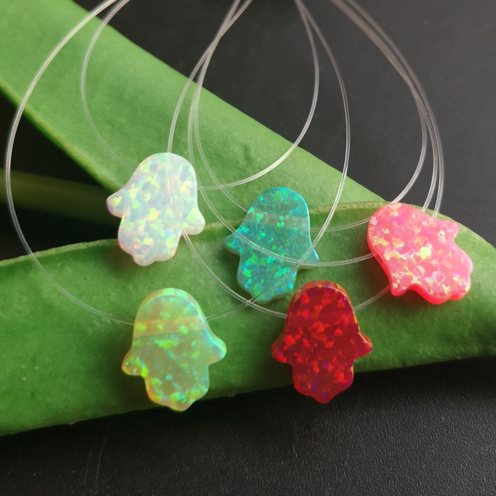 Акция! Женское Ожерелье с опалом 11x13 мм|Подвески| |